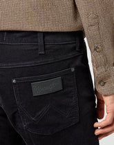 Męskie Spodnie Sztruksowe Wrangler Greensboro Black 112357406 W15Q013729